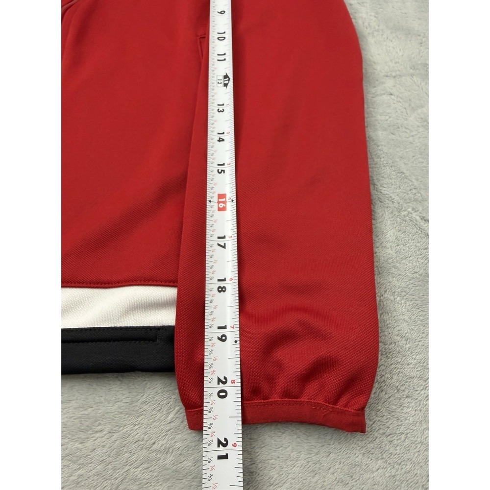 NWT Adidas Originals Climacool Track Jacket Youth M 11-12 Red Striped Full Zip - Picture 7 of 7